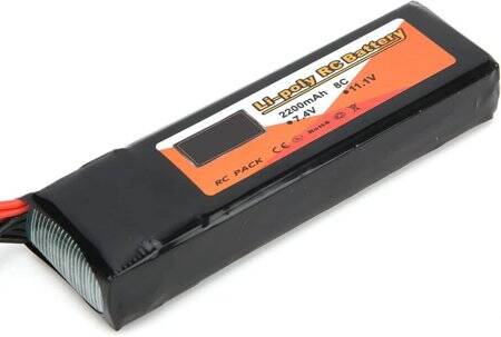 Kırmızı 2200 MAH 3 S 11.1 V 35C Yüksek Güç Yüksek Kaliteli Model Uçak LIPO Pil T Dişi - 1