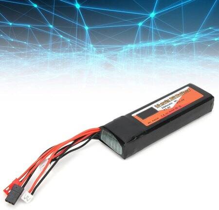 Kırmızı 2200 MAH 3 S 11.1 V 35C Yüksek Güç Yüksek Kaliteli Model Uçak LIPO Pil T Dişi - 5