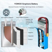 Kırmızı 2200 MAH 3 S 11.1 V 35C Yüksek Güç Yüksek Kaliteli Model Uçak LIPO Pil XT60 Dişi - 3