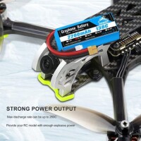 Kırmızı 2200 MAH 3 S 11.1 V 35C Yüksek Güç Yüksek Kaliteli Model Uçak LIPO Pil XT60 Dişi - 5