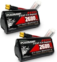 Kırmızı 2600 MAH 3 S 11.1 V 25C Yüksek Güç Yüksek Kaliteli Model Uçak LIPO Pil JST Dişi - 1