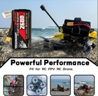 Kırmızı 2600 MAH 3 S 11.1 V 25C Yüksek Güç Yüksek Kaliteli Model Uçak LIPO Pil JST Dişi - 5