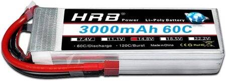 Kırmızı 3300 MAH 2 S 7.4 V 25C Yüksek Güç Yüksek Kaliteli Model Uçak LIPO Pil XT60 Dişi - 1