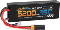 Kırmızı 5200 MAH 2 S 7.4 V 35C Yüksek Güç Yüksek Kaliteli Model Uçak LIPO Pil T Dişi - 4