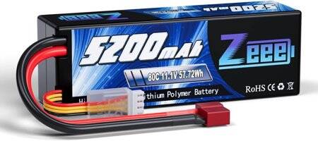 Kırmızı 5200 MAH 3 S 11.1 V 35C Yüksek Güç Yüksek Kaliteli Model Uçak LIPO Pil T Dişi - 1
