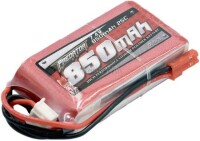 Kırmızı 850 MAH 2 S 7.4 V 25C Yüksek Güç Yüksek Kaliteli Model Uçak LIPO Pil JST Dişi - 1