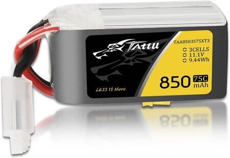 Kırmızı 850 MAH 3 S 11.1 V 25C Yüksek Güç Yüksek Kaliteli Model Uçak LIPO Pil T Dişi - 1