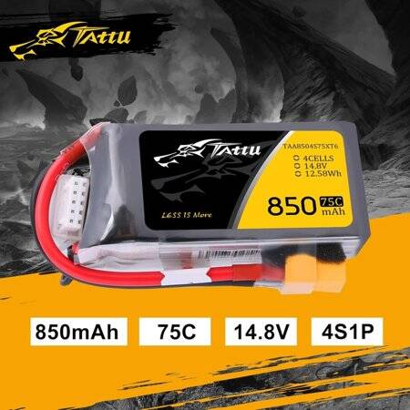 Kırmızı 850 MAH 4 S 14.8 V 25C Yüksek Güç Yüksek Kaliteli Model Uçak LIPO Pil XT60 Dişi - 3