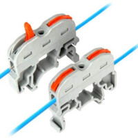 KLM-29 G DIN RAIL T.B. 1P 0.08-4MM SPRING-CAGE GRAY - 1