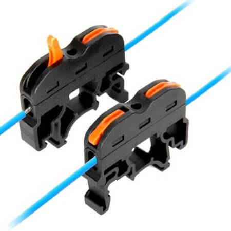 KLM-29 SY DIN RAIL T.B. 1P 0.08-4MM SPRING-CAGE BLACK - 1