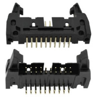 KLS1-201-20-R-B BOX HEADER LOCKED 20PIN(2x10) 2.54mm THT R/A MALE - 1