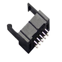KLS1-202E-10-R-B BOX HEADER LOCKED 10PIN(2x5) 2.54mm THT R/A MALE - 1