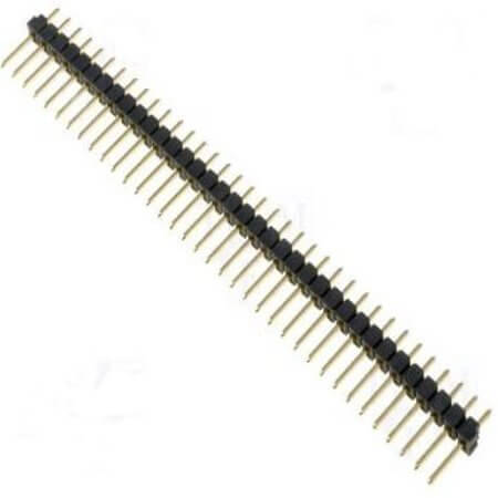 KLS1-207-1-40-S-3X5.5X11 PIN HEADER 40PIN(1x40) 2.54mm THT V/T - 1