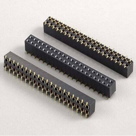 KLS1-208Y-5.0-2-12-T3 FEMALE HEADER 12PIN(2x6) 2.54mm SMT - 1