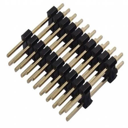 KLS1-218B-2-06-S-2.8X4X1 PIN HEADER 6PIN(2x3) 2.00mm THT V/T - 1
