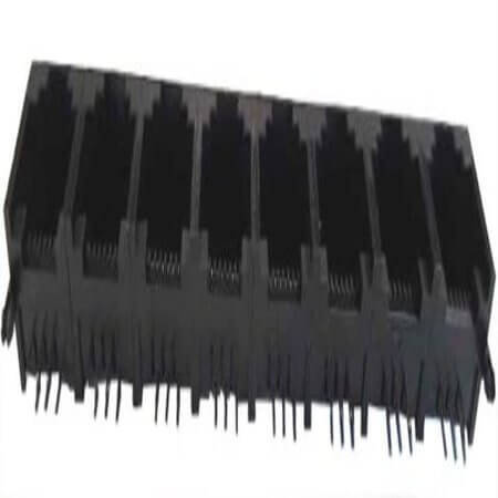KLS12-127-6P6C-1X8-W/O-B MODULAR JACK THT R/A 6P6C (R11,RJ12,RJ14,RJ25) BLA - 1