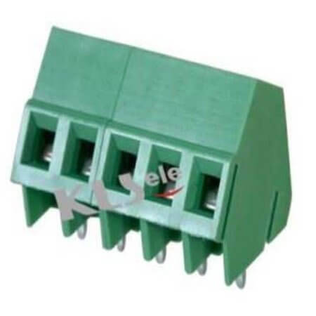 KLS2-103-5.00-03P-4C TERM.BLK.5.00MM 3P PCB TYPE 45C GREEN - 1