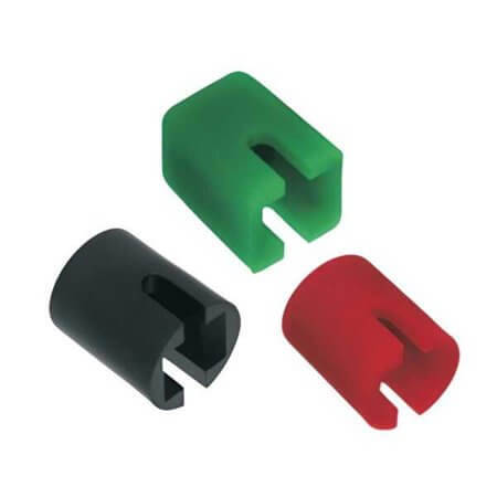 KLS7-TSC66-RB SWITCH TACT COVER 6X6mm BLACK - 1