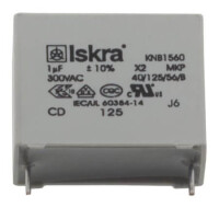 KNB1560L4R22 CAP.POL.1uF 300VAC 22.5MM 10% 125C BOX BULK ISKR - 1