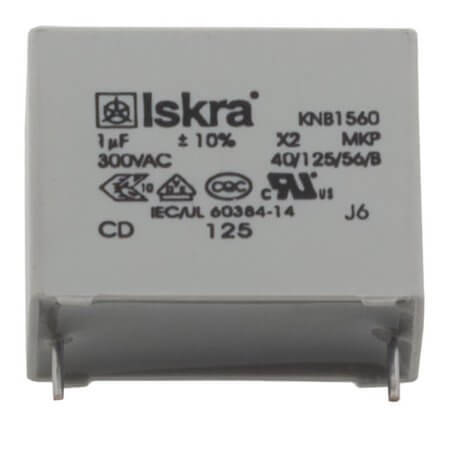 KNB1560L4R22 CAP.POL.1uF 300VAC 22.5MM 10% 125C BOX BULK ISKR - 1
