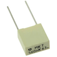 KP564K0063T02- CAP.POL.560nF 63VDC 7.5MM 10% MKT BOX TR THOMSON - 1
