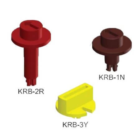 KRB-3K SWITCH COVER Black Round (SIYAH YUVARLAK KAPAK) - 1