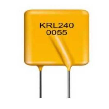 KRL2400033SBY THERMISTOR PTC RESETTABLE FUSE 330mA 240V RADIAL - 1