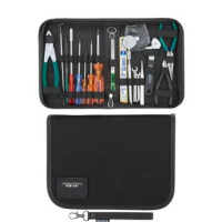 KS-14 ELECTRONIC TOOLKIT ELEKTRONİK EL ALETLERİ SETİ 18 PARÇA 250x180x50 - 1