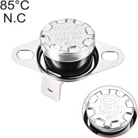 KSD301 85 Degree Normal Close NC Temperature Control Led Switch Thermostat 250V 10A - 4