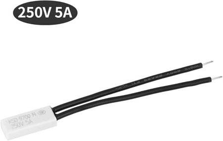 KSD9700 5A 250V PlasticTemperature Control Switch - 95C Normally Closed - 2