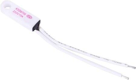 KSD9700/BK05-BB1D 10A 250V Metallic Shell Temperature Control Switch - 110C Normally Closed - 3