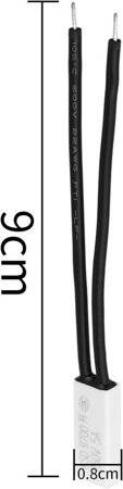 KSD9700/BK05 - BB1D 5A 250V Plastik Termostat - 45 Derece Normalde Açık - 2