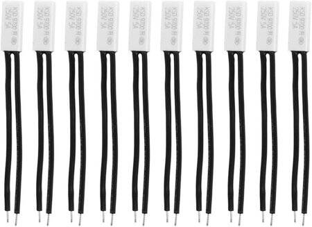 KSD9700/BK05 - BB1D 5A 250V Plastik Termostat - 55 Derece Normalde Açık - 1