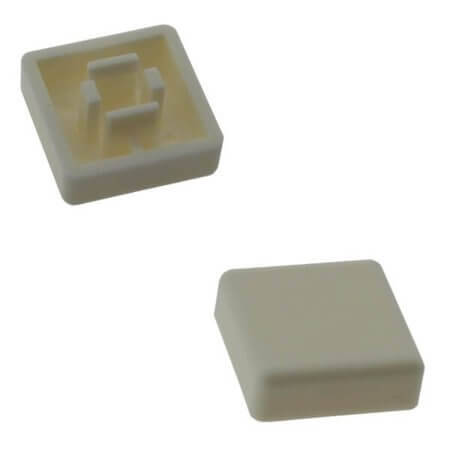 KTSC-21I SWITCH COVER IVORY SQUARE (12X12MM ) FİLDİŞİ KARE - 1