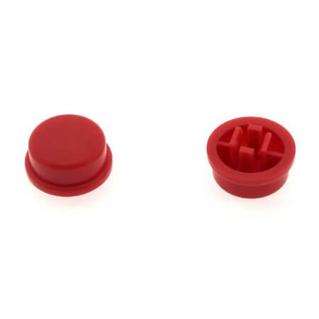 KTSC-22R SWITCH COVER RED ROUND (KIRMIZI YUVARLAK KAPAK) - 1