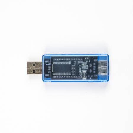 KWS-V20 USB Tester Voltmeter Ammeter Multimeter 3-9V 0-3A LCD Digital Display Power Battery Tester for Power Capacity Mobile Phone Charger With Blue Shell - 3
