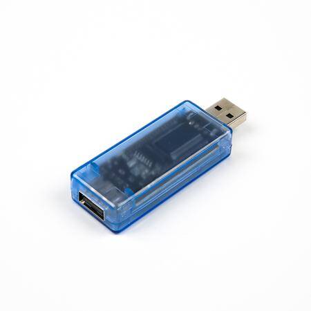 KWS-V20 USB Tester Voltmeter Ammeter Multimeter 3-9V 0-3A LCD Digital Display Power Battery Tester for Power Capacity Mobile Phone Charger With Blue Shell - 11