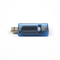KWS-V20 USB Tester Voltmeter Ammeter Multimeter 3-9V 0-3A LCD Digital Display Power Battery Tester for Power Capacity Mobile Phone Charger With Blue Shell - 12