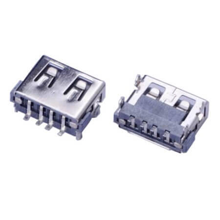 L-KLS1-1182-B CONNECTOR USB A TYPE 4P SMT FEMALE - 1