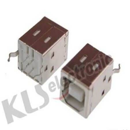 L-KLS1-152-W CONNECTOR USB B TYPE FEMALE 2.0 180C WHITE - 1