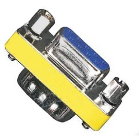 L-KLS1-185-9M/9F-L-1S CONNECTOR DSUB ADAPTOR 9PIN 180C MALE&FEMALE - 1