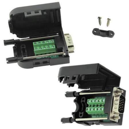 L-KLS1-1865-DR15/TEMR-B CONNECTOR DSUB MALE 15PIN W/O SUPPORT HD VGA 3+6 - 1