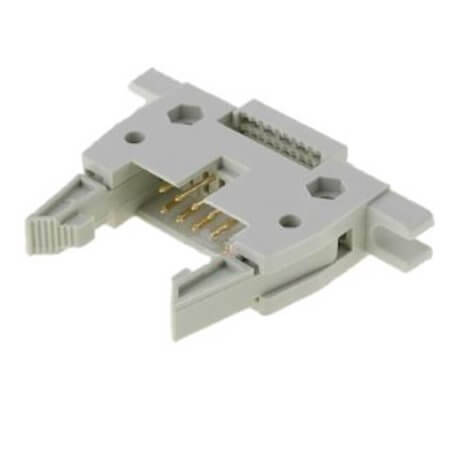 L-KLS1-201Y-14-G-E CON.IDC BOX HEADER LOCKED 14PIN(2x7)GRAY WITH EARS - 1