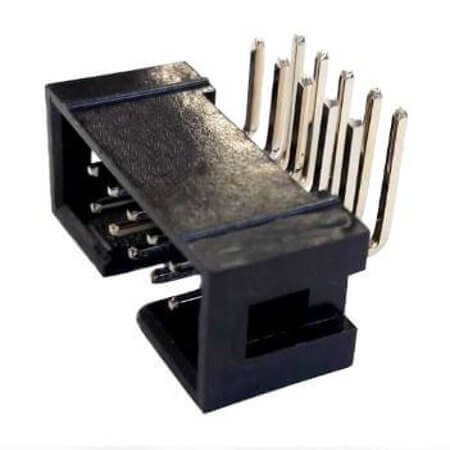 L-KLS1-202-10-R-B BOX HEADER 10PIN(2x5) 2.54mm THT R/A MALE BLACK - 1