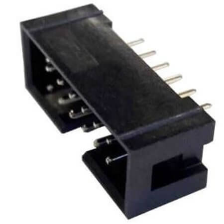L-KLS1-202-12-S-B BOX HEADER 12PIN(2x6) 2.54mm THT V/T MALE BLACK - 1