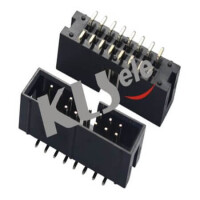 L-KLS1-202-14-TC-B-R BOX HEADER 14PIN(2x7) 2.54mm SMT V/T MALE WITH CAP - 1