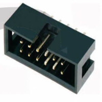 L-KLS1-202-24-S-B BOX HEADER 24PIN(2x12) 2.54mm THT V/T MALE BLACK - 1