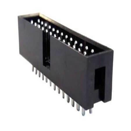 L-KLS1-202-26-S-B BOX HEADER 26PIN(2x13) 2.54mm THT V/T MALE BLACK - 1