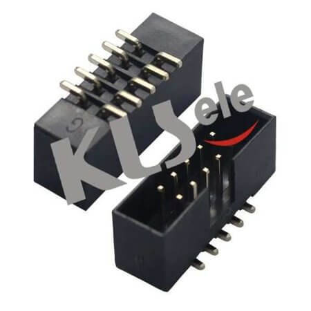 L-KLS1-202B-10-T-B BOX HEADER 10PIN(2x5) 2.00mm SMT V/T MALE BLACK - 1