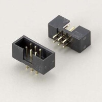 L-KLS1-202B-16-S-B BOX HEADER 16PIN(2x8) 2.00mm THT V/T MALE BLACK - 1